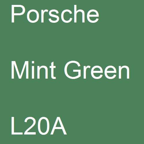 Porsche, Mint Green, L20A.